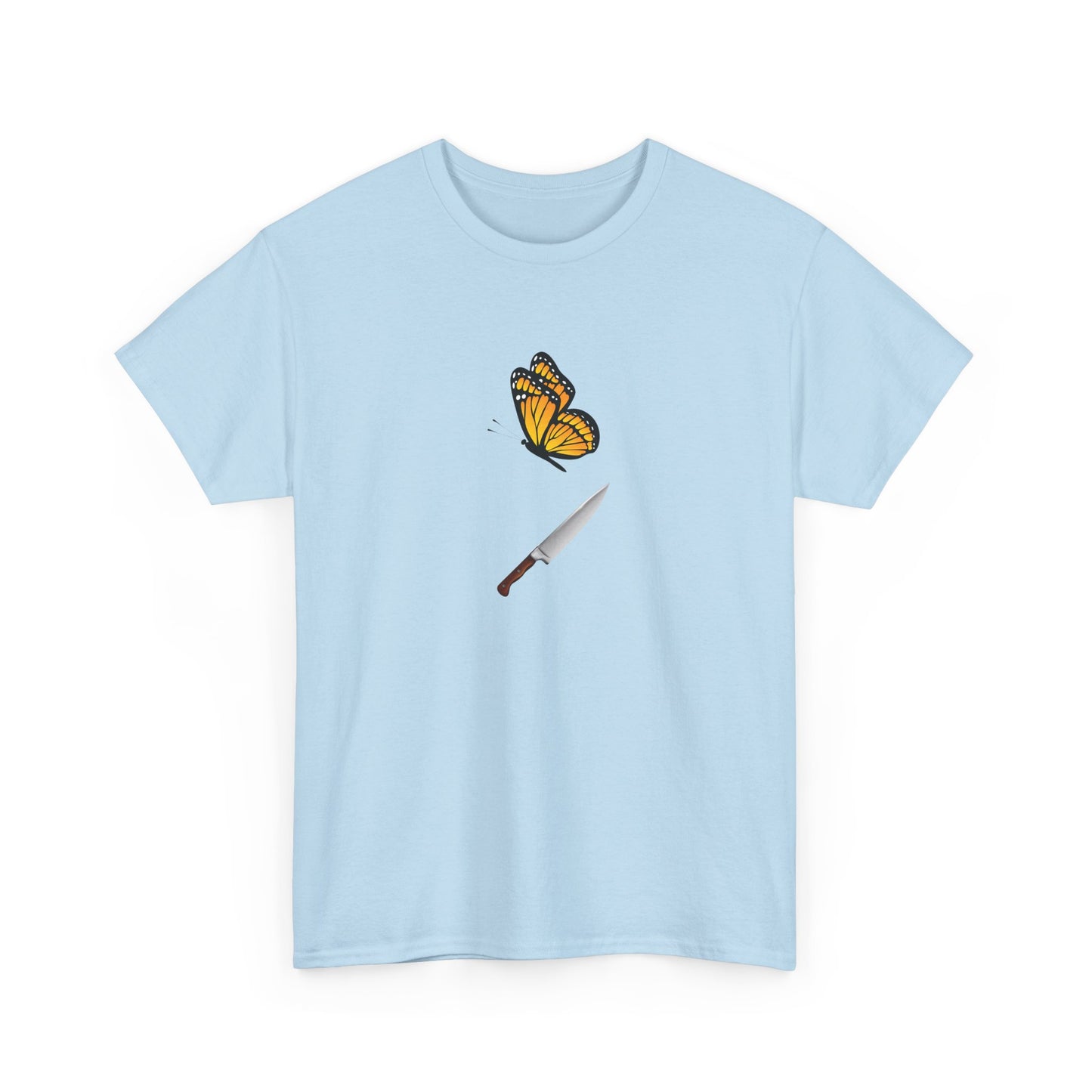 BUTTERFLY KNIFE Unisex Heavy Cotton Tee