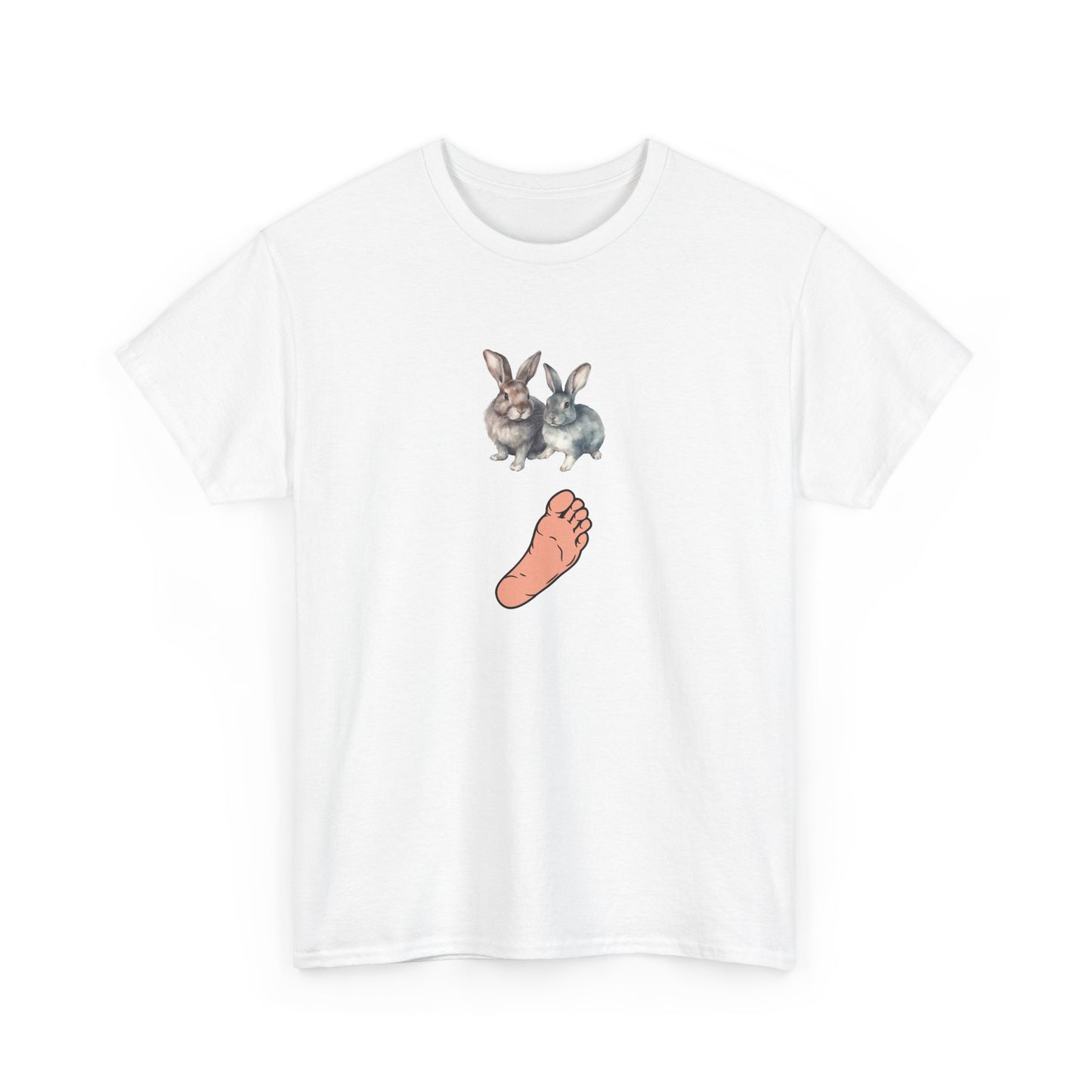 RABBIT'S FOOT Unisex Heavy Cotton Tee