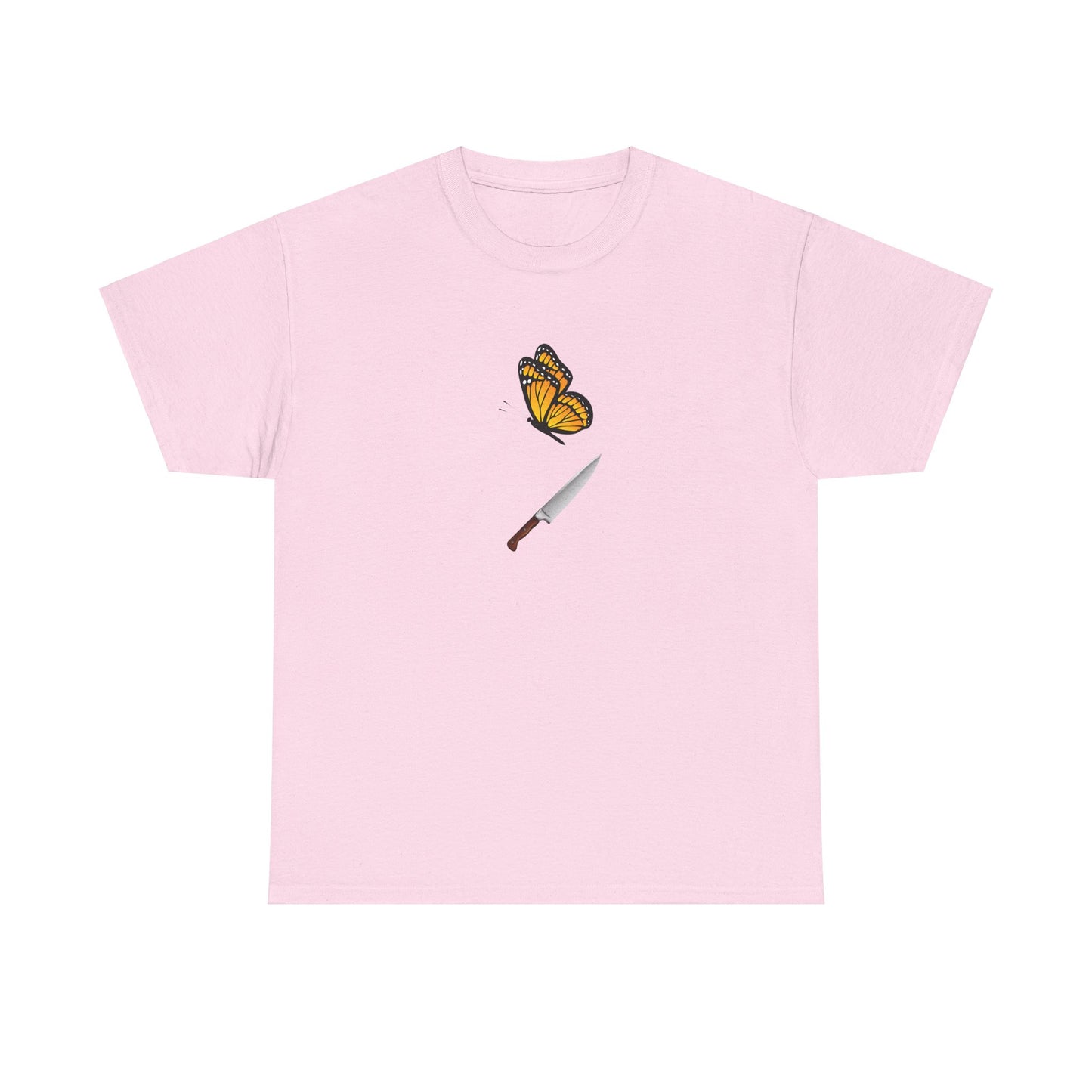 BUTTERFLY KNIFE Unisex Heavy Cotton Tee