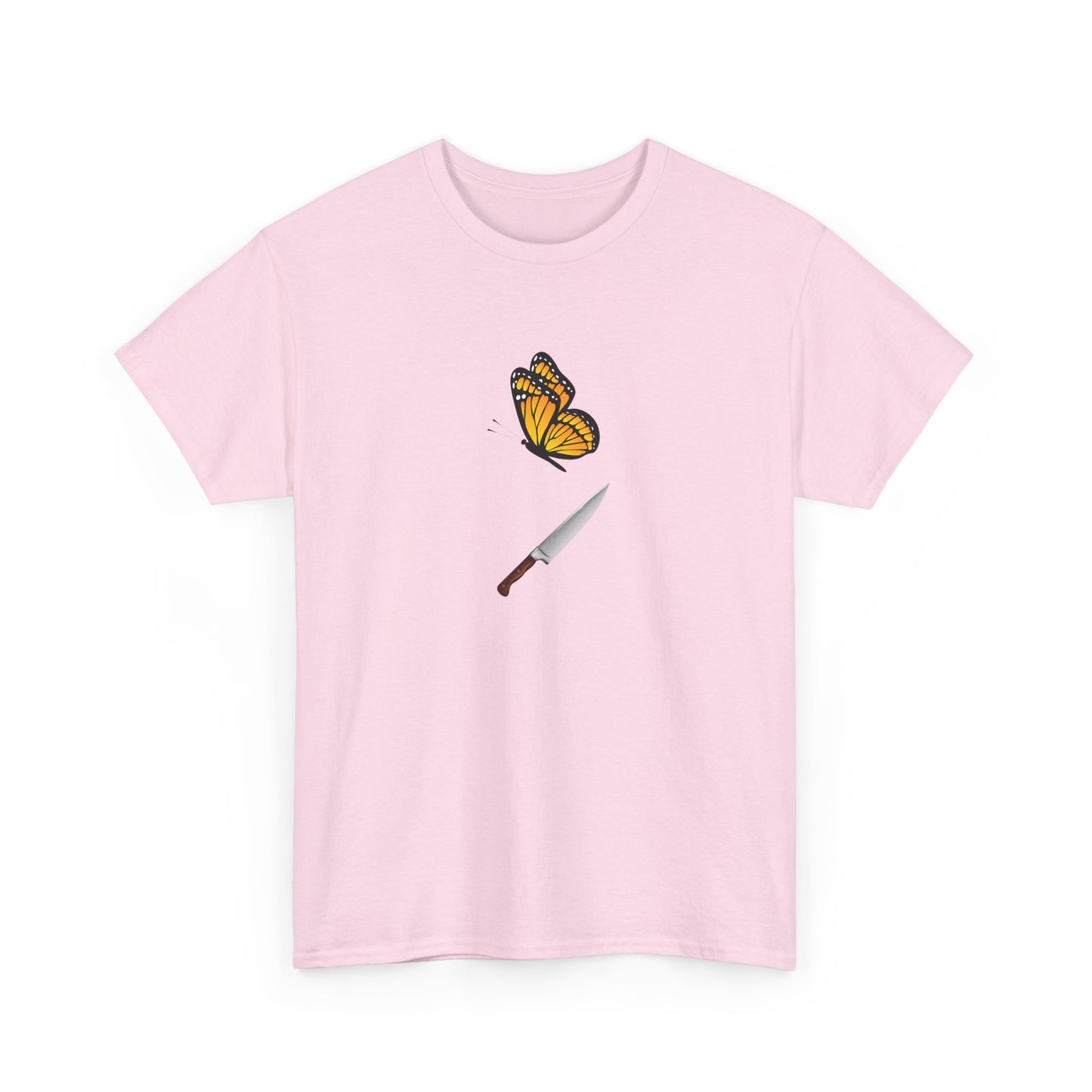 BUTTERFLY KNIFE Unisex Heavy Cotton Tee