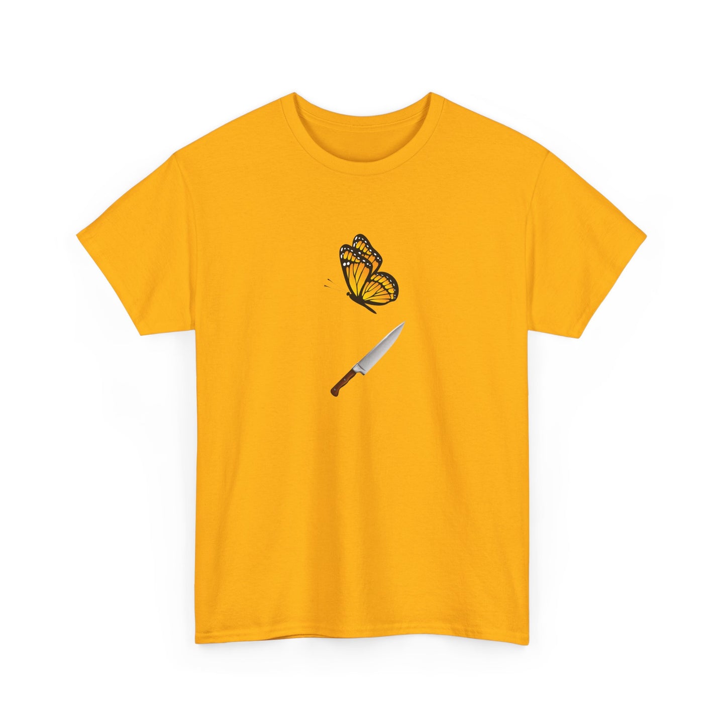 BUTTERFLY KNIFE Unisex Heavy Cotton Tee