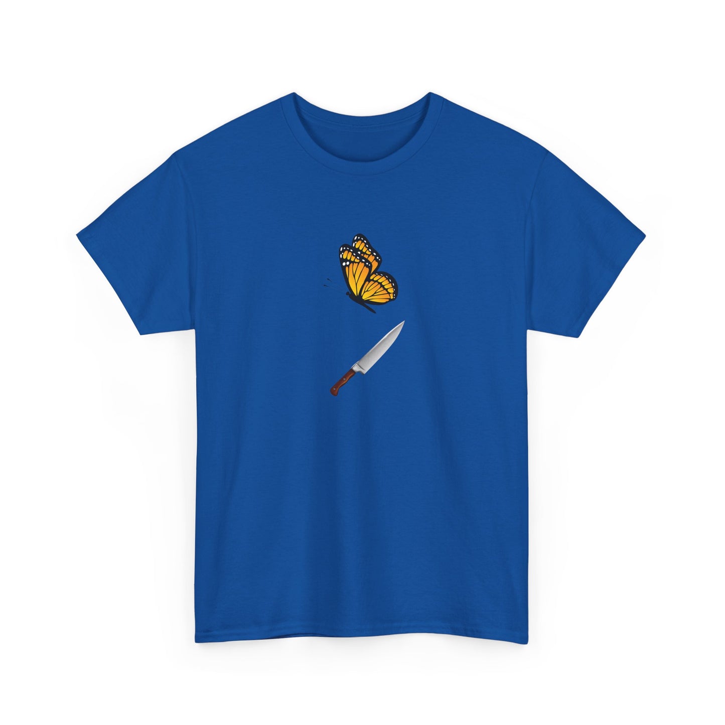 BUTTERFLY KNIFE Unisex Heavy Cotton Tee