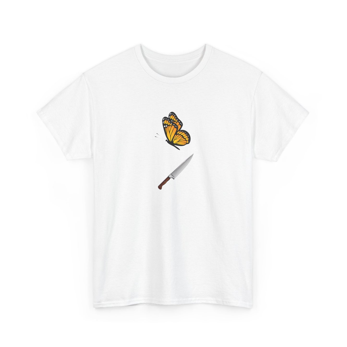 BUTTERFLY KNIFE Unisex Heavy Cotton Tee