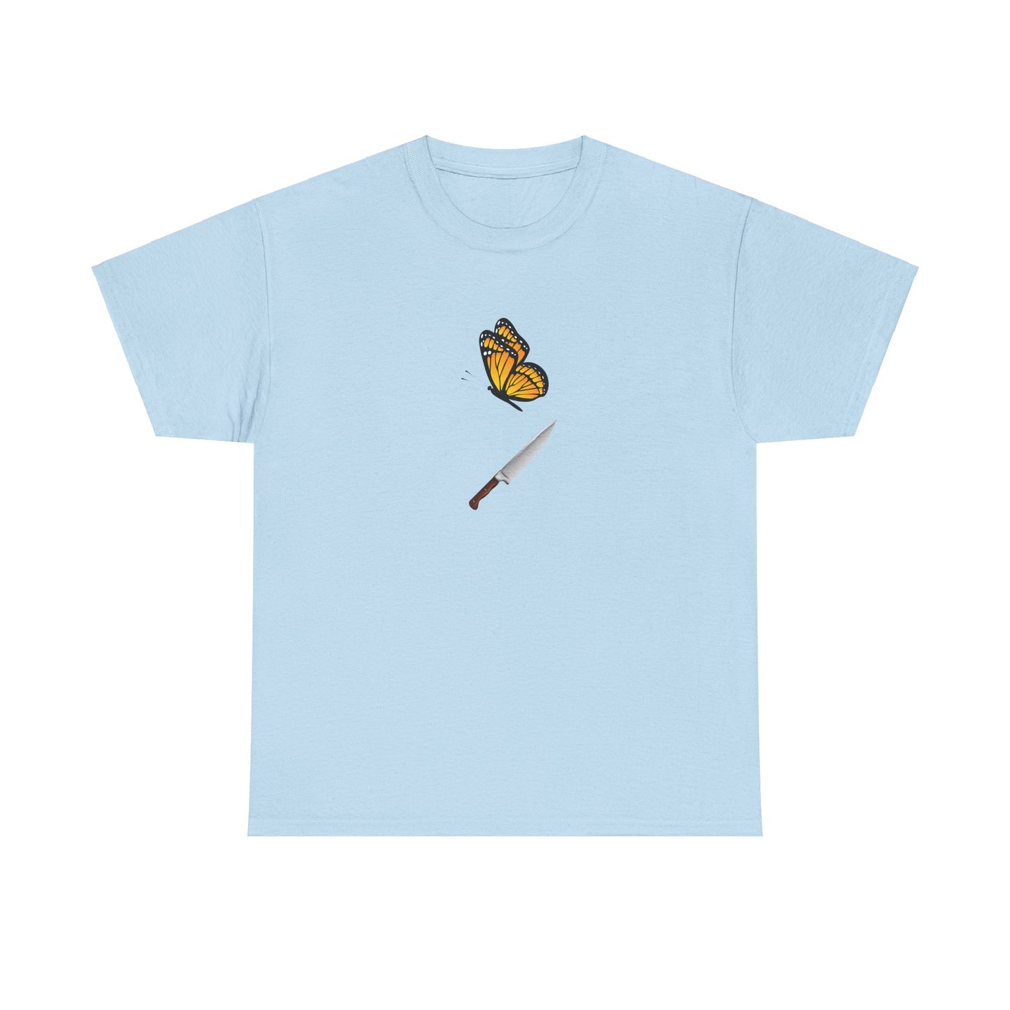 BUTTERFLY KNIFE Unisex Heavy Cotton Tee