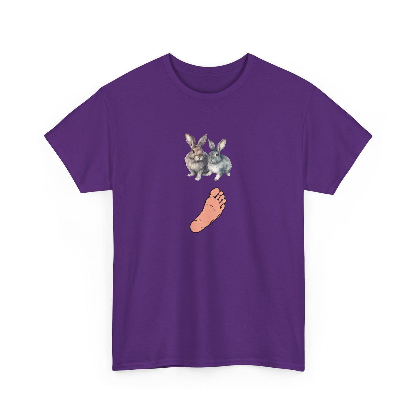 RABBIT'S FOOT Unisex Heavy Cotton Tee